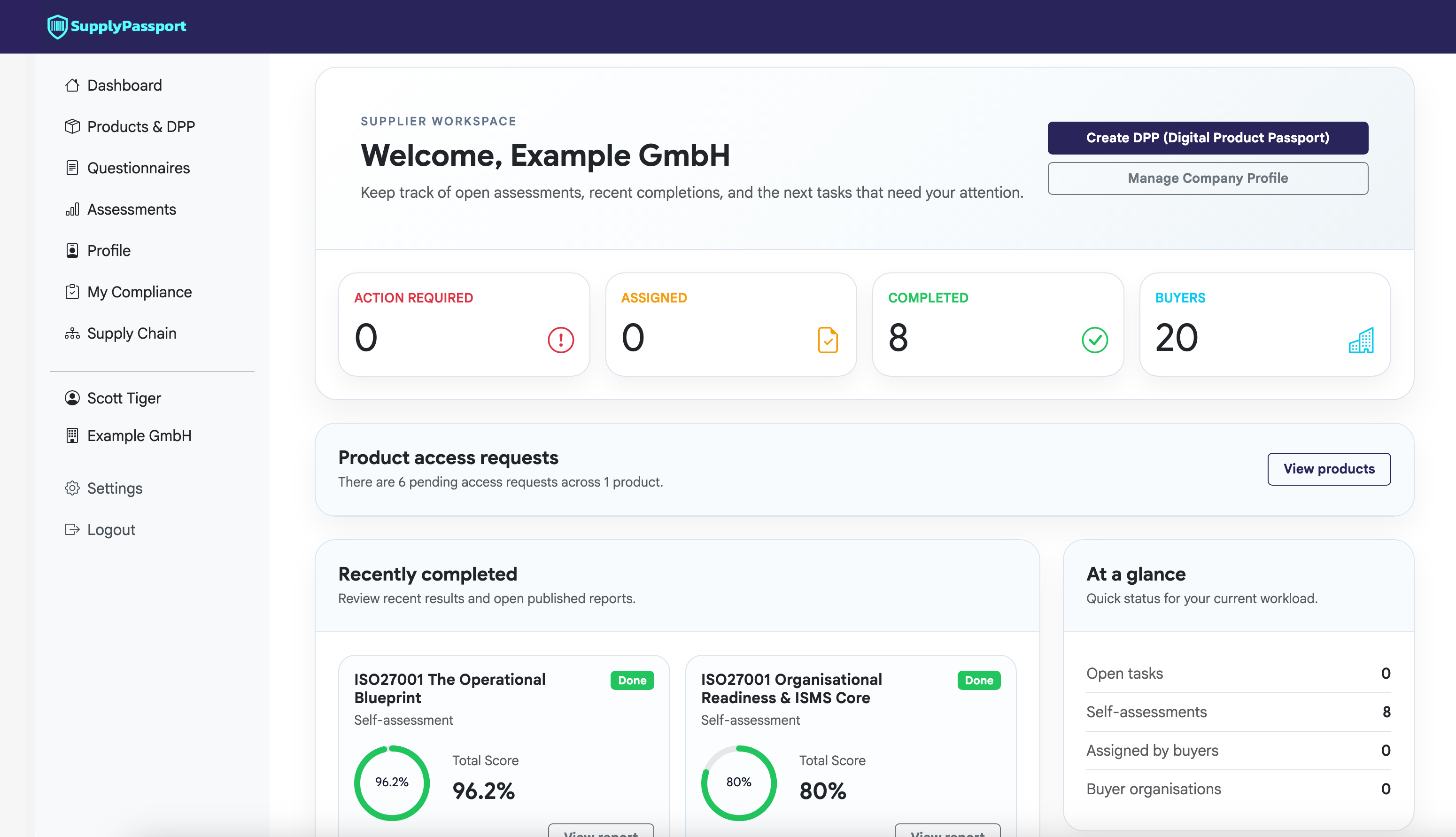 Supplier Dashboard